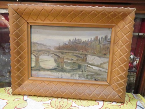 Ancien tableau lyon pont du - tableau,