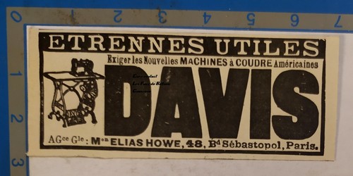 Machines coudre davis - machines,