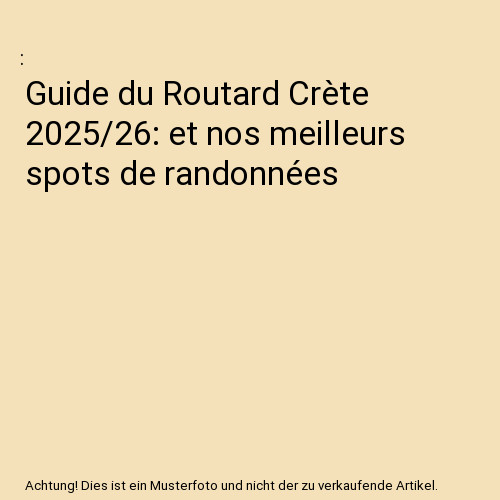 Guide routard crète - guide, du