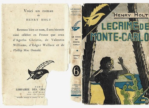 Rare 1933 masque 133 - 1933,
