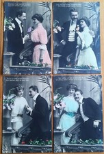 4 Cartes postales 1908