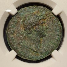 NGC AUTHENTICATED F  Hadrian
