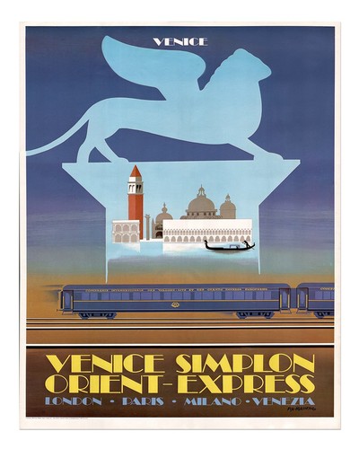 Affiche voyage vintage - affiche, de
