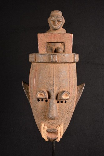 Masque ancien africain urhobo - masque,