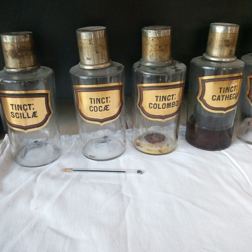 Anciennes bouteilles pot - 9,