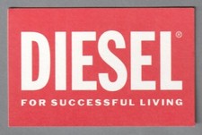 Carte publicitaire - advertising card  - Only The Brave de Diesel recto verso
