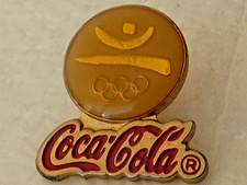pin's pins badge.  sport jeux olympiques COCA COLA Tab1
