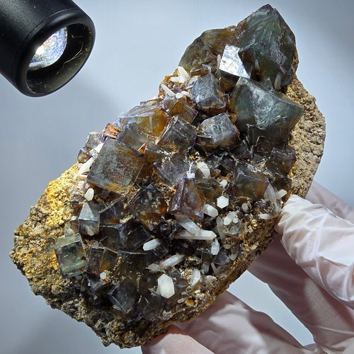 Grand spécimen fluorite - grand, de