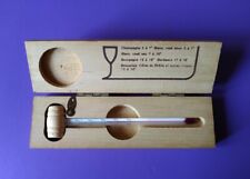 Coffret en bois, thermomètre à vin - Vintage