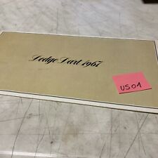 Dodge Dart 1967 automobile catalogue prospectus brochure vintage