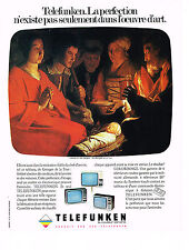 PUBLICITE  1976   TELEFUNKEN  téléviseur
