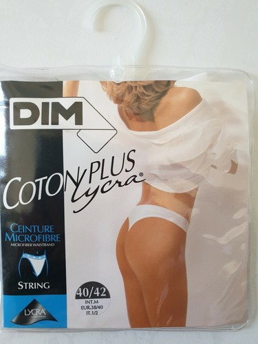 Dim coton plus lycra string - coton,