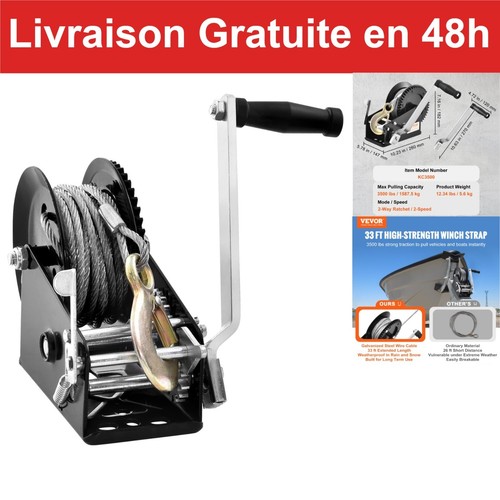 Treuil manuel vevor 1587 - manuel,