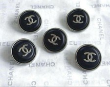Lot de 5 boutons logo vintage