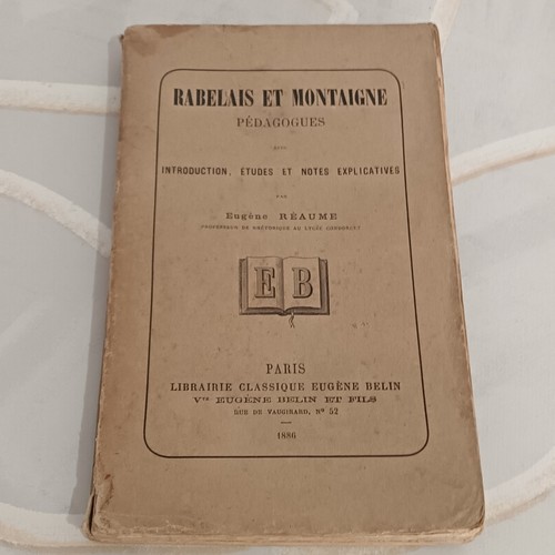 Rabelais montaigne - et,