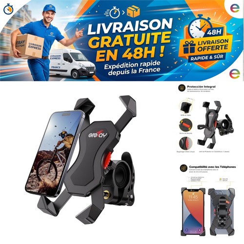 Support gps téléphone vélo - support,