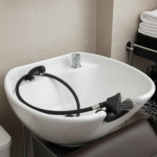 Bac shampoing salon acier - salon,