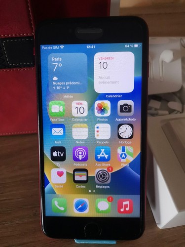 Iphone plus go rouge - iphone,