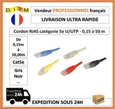 Cordon RJ45 catégorie 5e