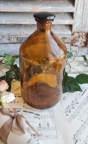 Ancien pot bocal bouteille - ancien, en
