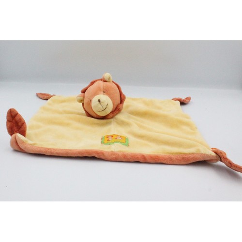 Doudou plat lion les loustics - lion,