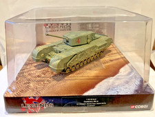 CORGI MILITAIRE 1/50 CHURCHILL TANK BRITISH ARMY SWORD BEACH WW2 LEGENDS C109