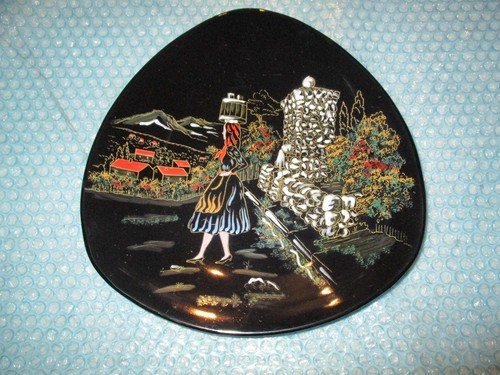 Assiette faïence noire - assiette,