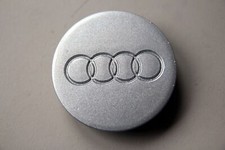 Moyeu de cache centre de roue en alliage d'aluminium argenté OE Audi...