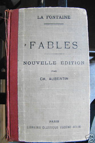 Livre fables la fontaine - de,