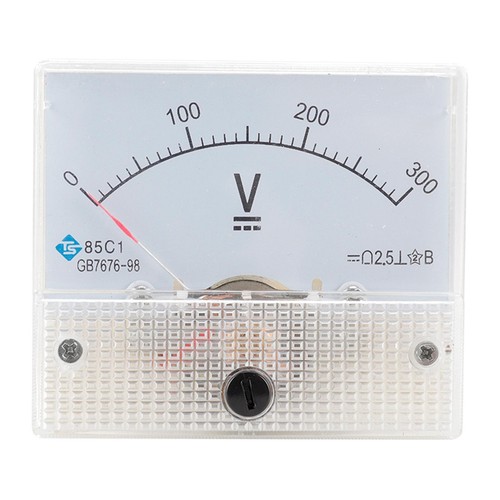 Voltmètre analogique cc - voltmètre,