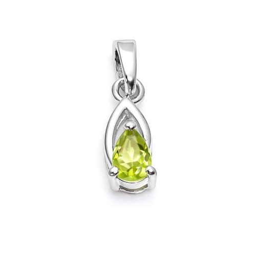 Pendentif charme peridot - pendentif, en