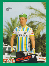 CYCLISME carte cycliste ANTONIO COLL équipe KELME 1988