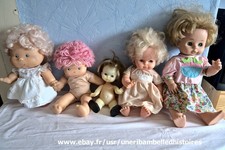 Lot de 5 Poupées anciennes