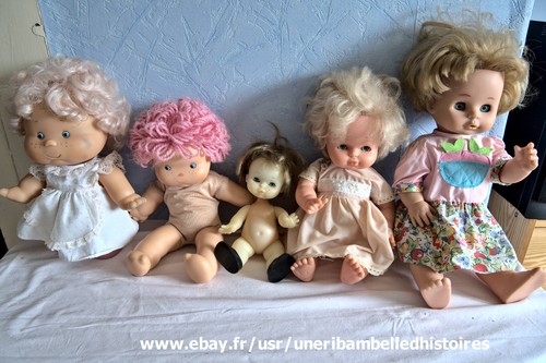 Lot poupées anciennes - lot, 5