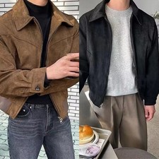 Veste courte homme style daim