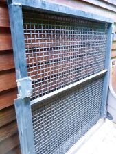 Portail portillon pleine masse cloture aménagement jardin noir bricolage tbe