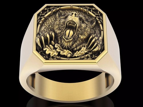 Bague homme oxydée ancienne