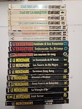 LOT 18 LIVRES - L'EXECUTEUR - LES ANTI-GANGS - LE MERCENAIRE