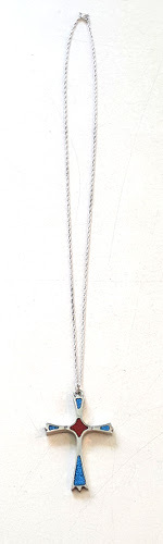 Handcrafted silver crucifix - handcrafted,