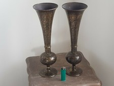 BELLE PAIRE DE GRANDS VASES EN