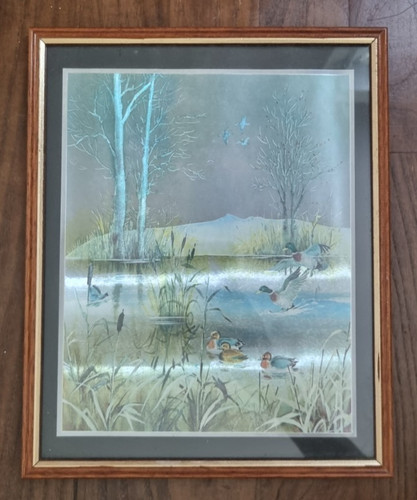 Tableau foil art canards - foil,