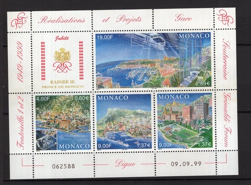 Monaco 1999 bloc jubilé - monaco,