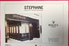 Publicité de Presse 1999 Montres ROLEX Chez STEPHANE à MONTE-CARLO Monaco