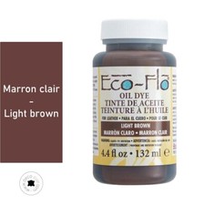Teinture à l'huile pour cuir - Eco-Flo Oil Dye - 132ml - MARRON CLAIR / LIGHT BR