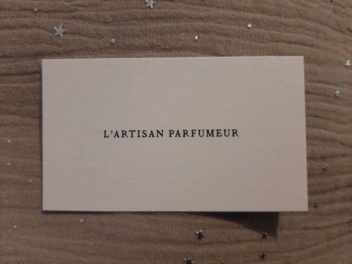 Carte parfumée perfume card - -,
