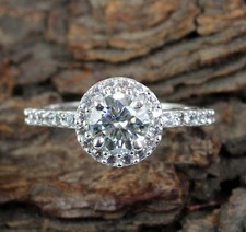 Bague certifiée solitaire