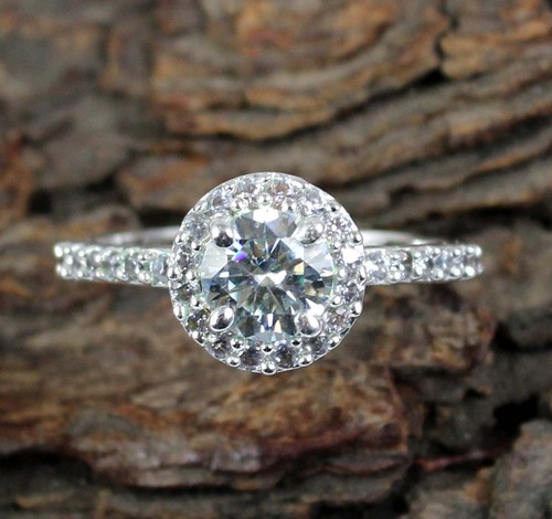 Bague certifiée solitaire