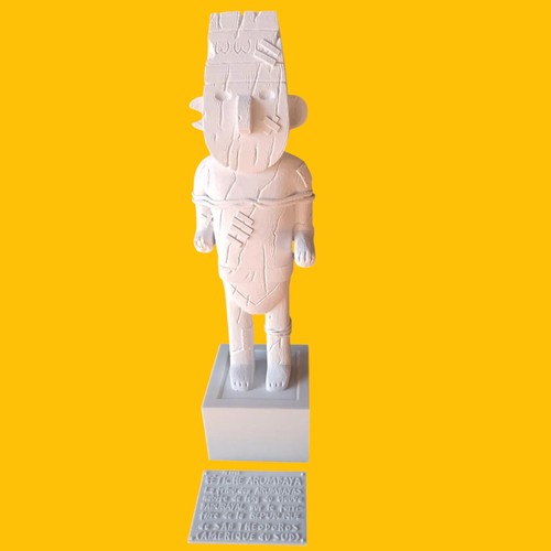 Statuette fetiche arumbaya - fetiche, à