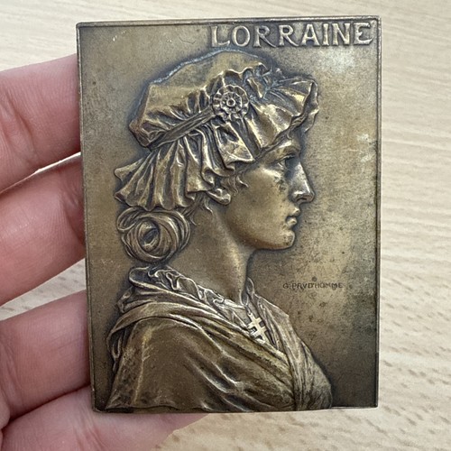 Médaille plaque lorraine - médaille, g