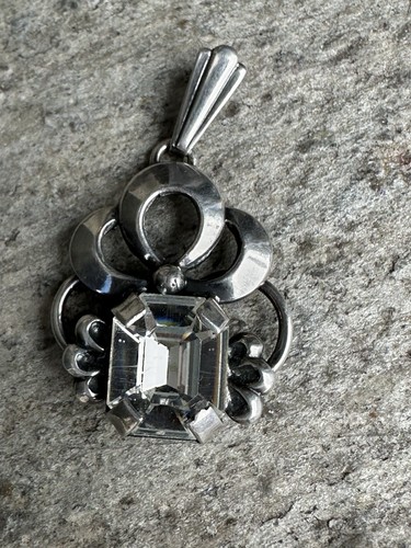 Pendentif ancien argent - pendentif, en